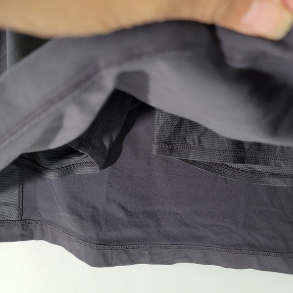 ATHLETA Women's Grey Skort Sz XLT Side Pockets Tennis Golf Athleisure Stretchy - Picture 4 of 9